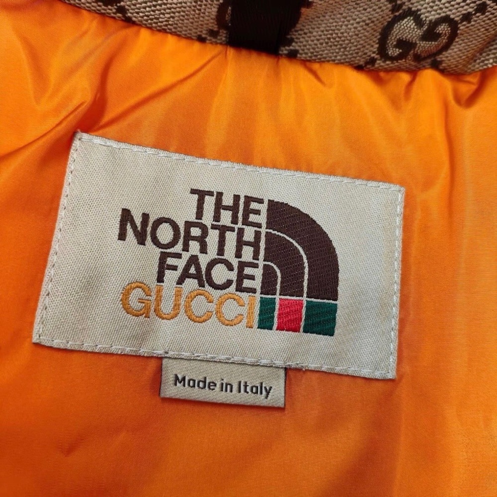 Gucci Brown Patterned Puffer Jacket - image 3